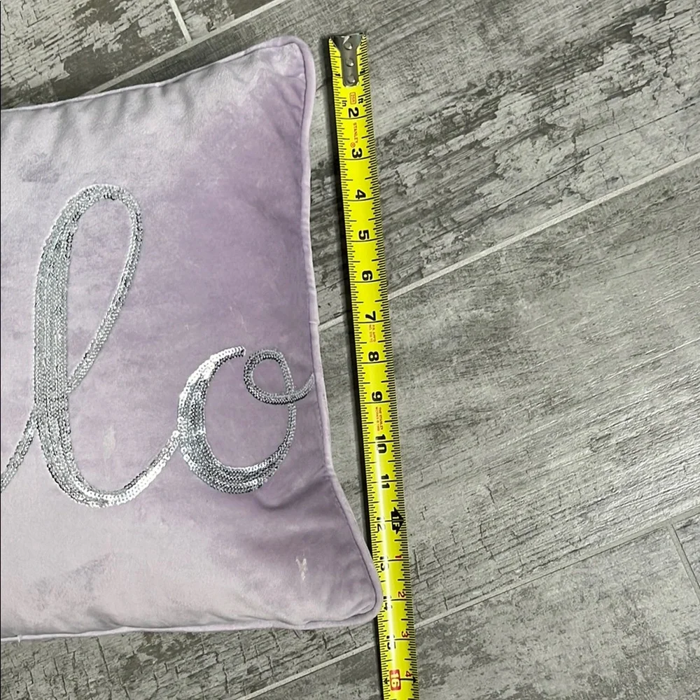 Bundle of Purple Pillow Case Set with Hello Velvet Lavender Decorative Pillow